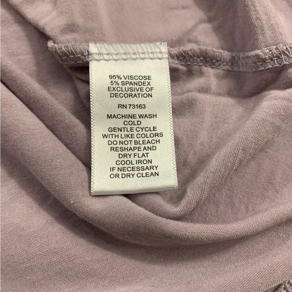 Neumann Marcus | Pastel Purple Sleeveless Top Comfort Soft Star Design - Picture 4 of 8